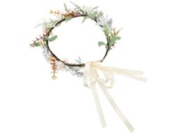 Coroa De Flores Da Primavera, Tiara Floral Para Casamento E Festa, Adorno De Cabeça.