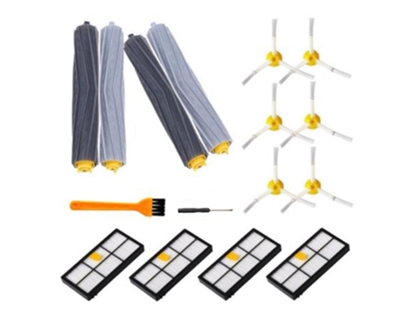 Piezas de repuesto para IRobot Roomba 800 900 Series 805 860 870 871 880 filtros de rodillo de aspiradora cepillos laterales
