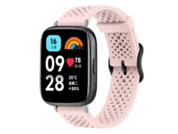 Correa para Redmi Watch 3 Active / Lite - Silicona transpirable - Hebilla de acero negra