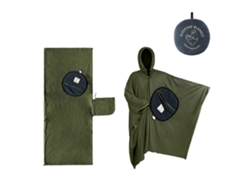 Saco De Dormir Versátil Para Camping Outdoor Com Capuz Removível E Bolsa De Armazenamento Em Fleece Leve Inverno