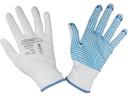 Guante CHEMITOOL SAFETY Nylon Blanco Sem Costuras