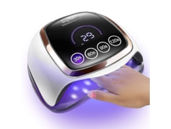Lámpara De Uñas Led De 168 W, Secador De Uñas Led Para Esmalte En Gel Con 42 Bombillas Y Sensor Inteligente.
