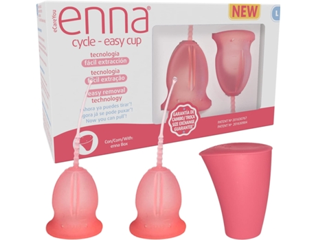 Cycle Copas Menstruales Talla L 2 Uds Esterilizador ENNA