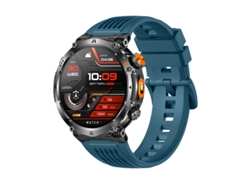 Smartwatch MDUG com Chamadas Bluetooth, GPS, Frequência Cardíaca e Oxigenação (blue Glue)