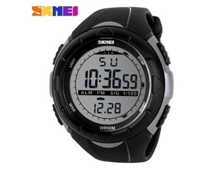 Reloj Digital para Hombre, Relojes Deportivos Impermeables Cronómetro LED Reloj Despertador-Grande Titanio 1025 LUUCOZK
