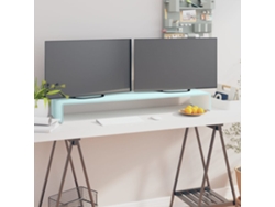 Mueble Suporte de Tv/Monitores en Cristal 110X30X13 Cm Verde