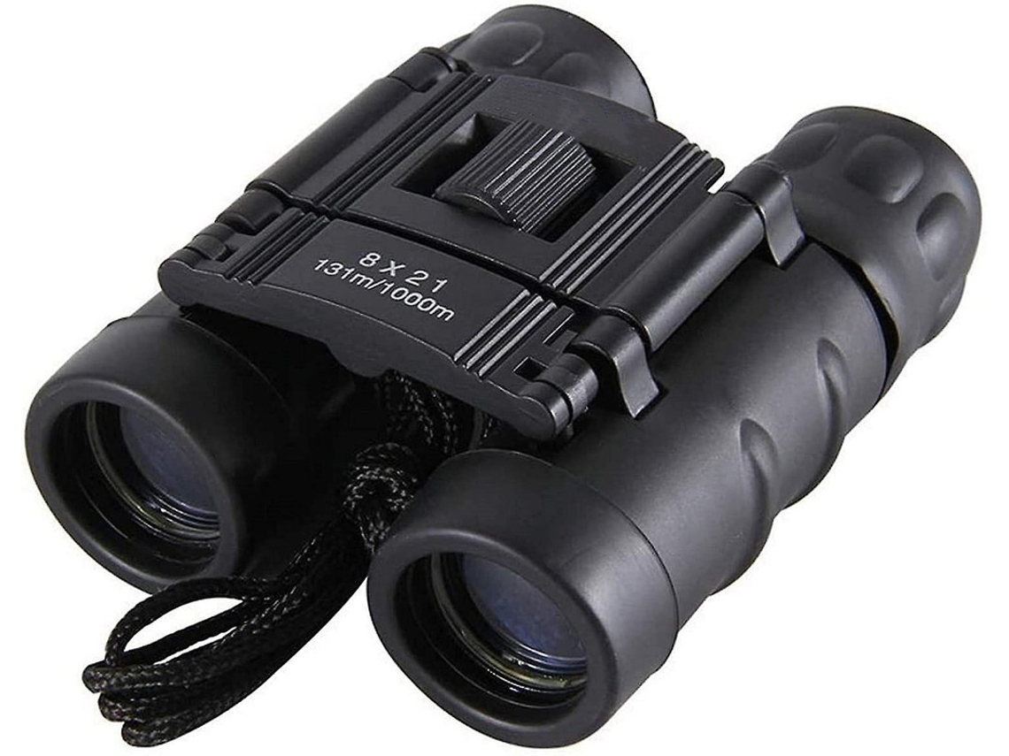 Binoculares 8x21 para adultos y niños, binoculares de visión nocturna con poca luz, lente Bak4 FMC de 4 prismas, ocular grande de 21 mm para observación de aves.