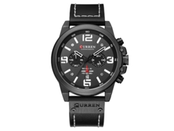 Reloj Multifuncional De Cuarzo Para Hombre Con Correa De Cuero, Reloj Deportivo Casual Y Moderno Para Hombre.