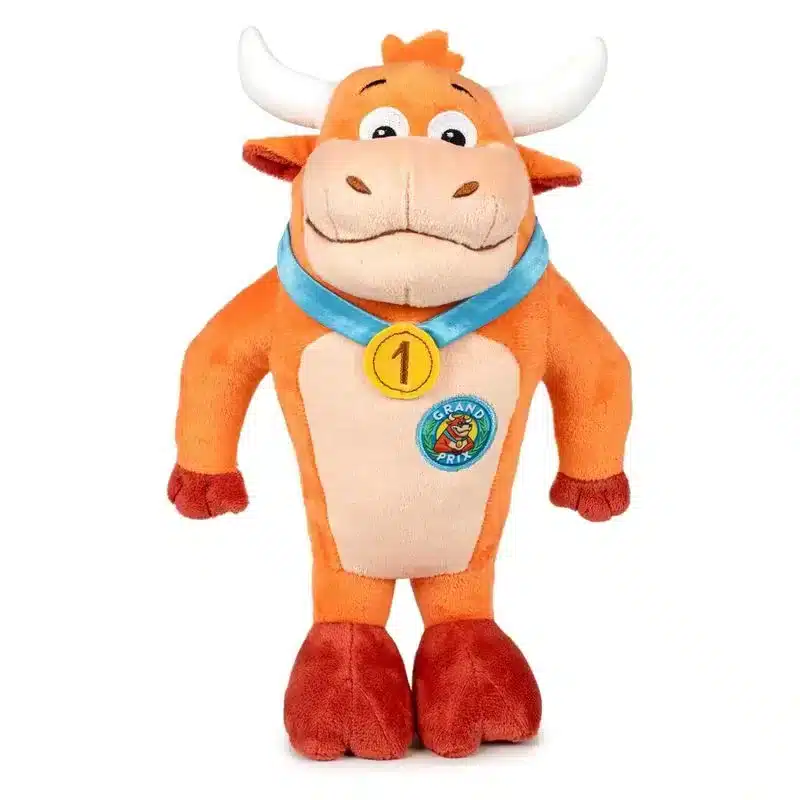Peluche Vaquilla Grand Prix María Fernanda 28 cm Oficial 760024283 Famosa 3 años p25