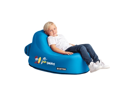 Silla SOFTYBAG Niño Azul Pitufos