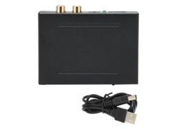 Adaptador Decodificador Divisor De Audio Hdmi 4k A 60 Hz Con Salida Óptica Y Rca Para Proyector