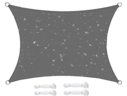 Vela De Sombra Rectangular Resistente Impermeable Uv, Transpirable,