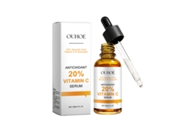 Sérum iluminador con vitamina C para una piel radiante.