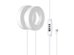 Lámpara LED para plantas de 9 cm, espectro completo para plantas de interior, luz de techo regulable de 10 niveles Jeiibrzui