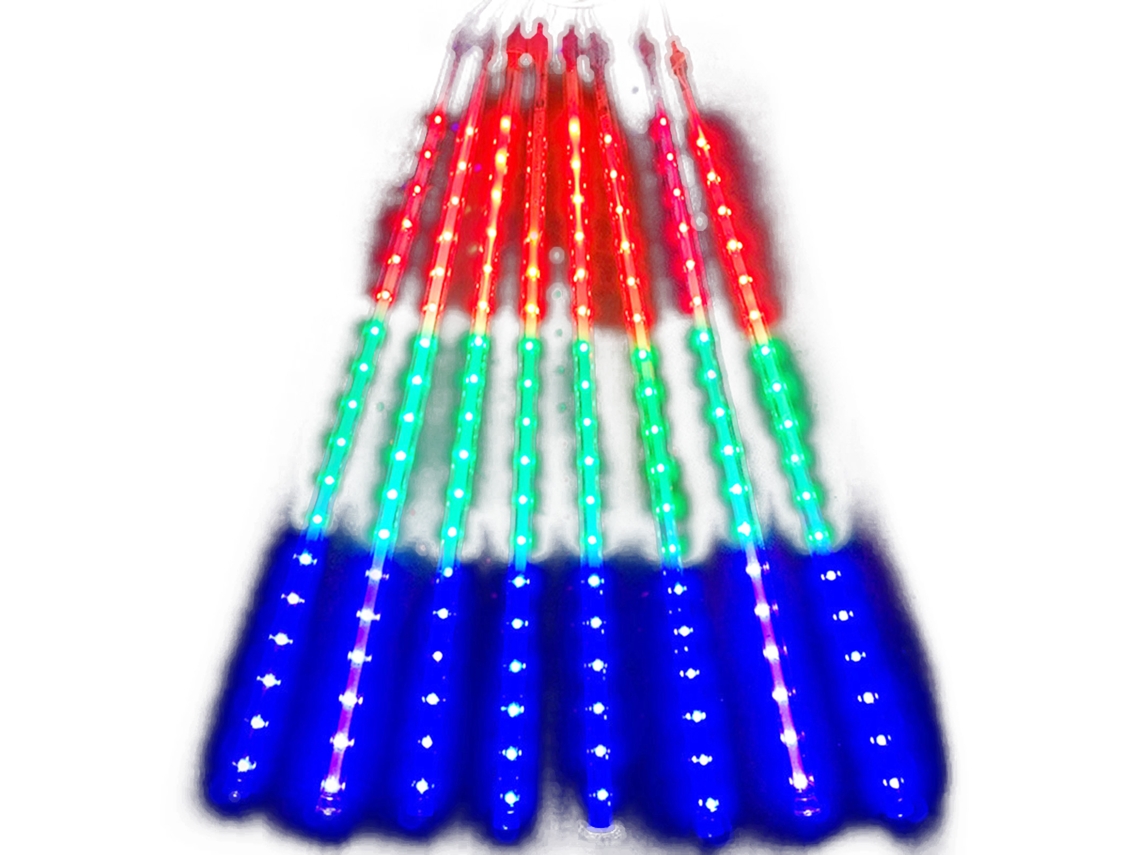 Lâmpada De Chuva De Meteoros Led Solar Para Exterior Decoração Jardim Festa Lanterna Pendente