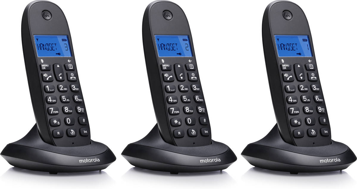 Teléfono Inalámbrico Trío MOTOROLA C1003 LB+ PR