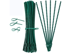 50 Bridas Ajustables Para Plantas De 170 Mm, De Plástico Flexible, Reutilizables, Para Jardinería Y Organización De Cables.