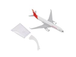Avión Modelo 330 De Aleación Con Base De Exhibición Para Navidad Y Decoración.