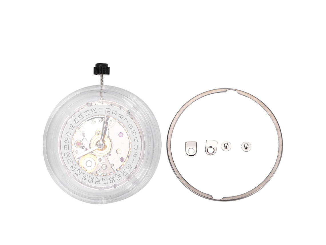 Movimiento de reloj mecánico automático 2824 St2130, repuesto, blanco