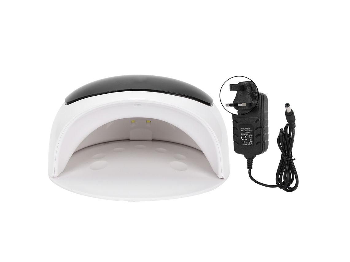 Lámpara de secado LED UV Rebe Smart de 52 W para esmalte de uñas en gel, máquina de curado profesional, enchufe británico 110-240 V.