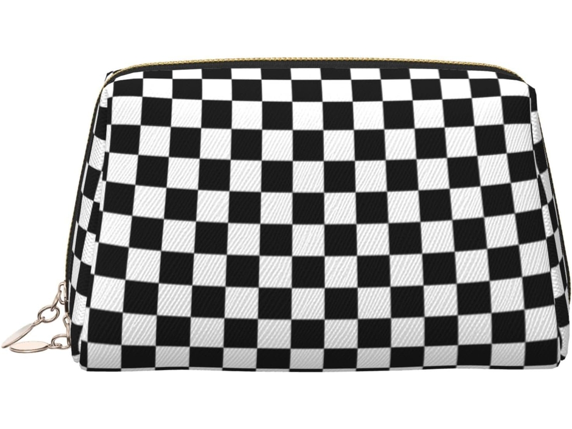 Neceser De Viaje Cuero Organizador Para Mujer Diseño Estampado Vacaciones
