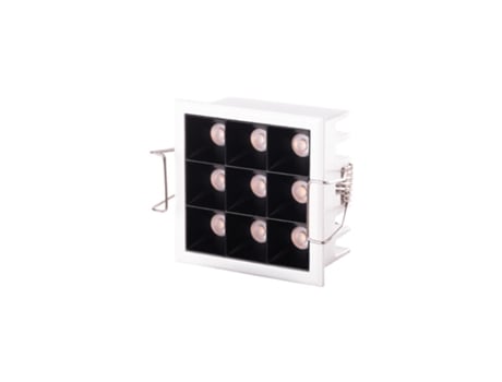 Foco Downlight LED GREENICE 10W 765Lm 4200ºK Rectangular PRO SMD3030 40.000H [JW-10W-M-W]