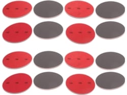 Kit Para Reacondicionar Bolas De Bolos, 20 Esponjas Abrasivas Rojas Ligeras