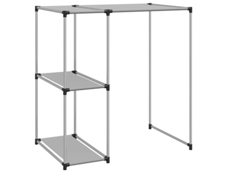 VIDAXL Estantería Sobre Lavadora Hierro Gris 87x55x90,5 cm