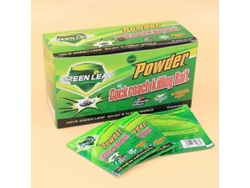 Cebo Verde En Polvo Para Cucarachas. Este Cebo Mata Cucarachas Y Elimina Eficazmente Los Pesticidas (50 Paquetes Por Caja).