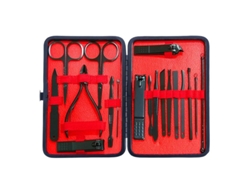 Kit De Manicura Y Pedicura 18 En 1 Con Tijeras De Uñas Profesionales De Acero Inoxidable.