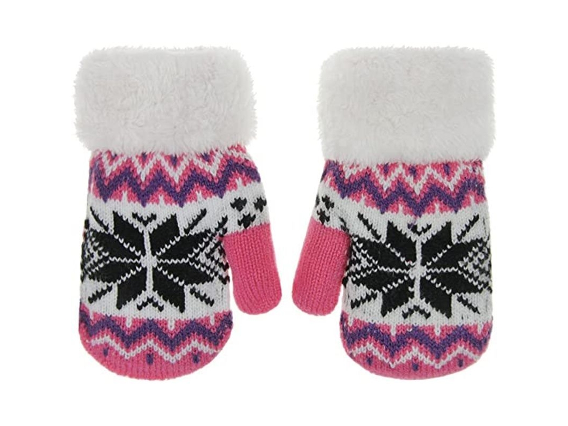 Guantes De Lana Afelpada Para Niños, De Invierno, Supersuaves, Para Todas Las Edades De 3 A 8 Años.