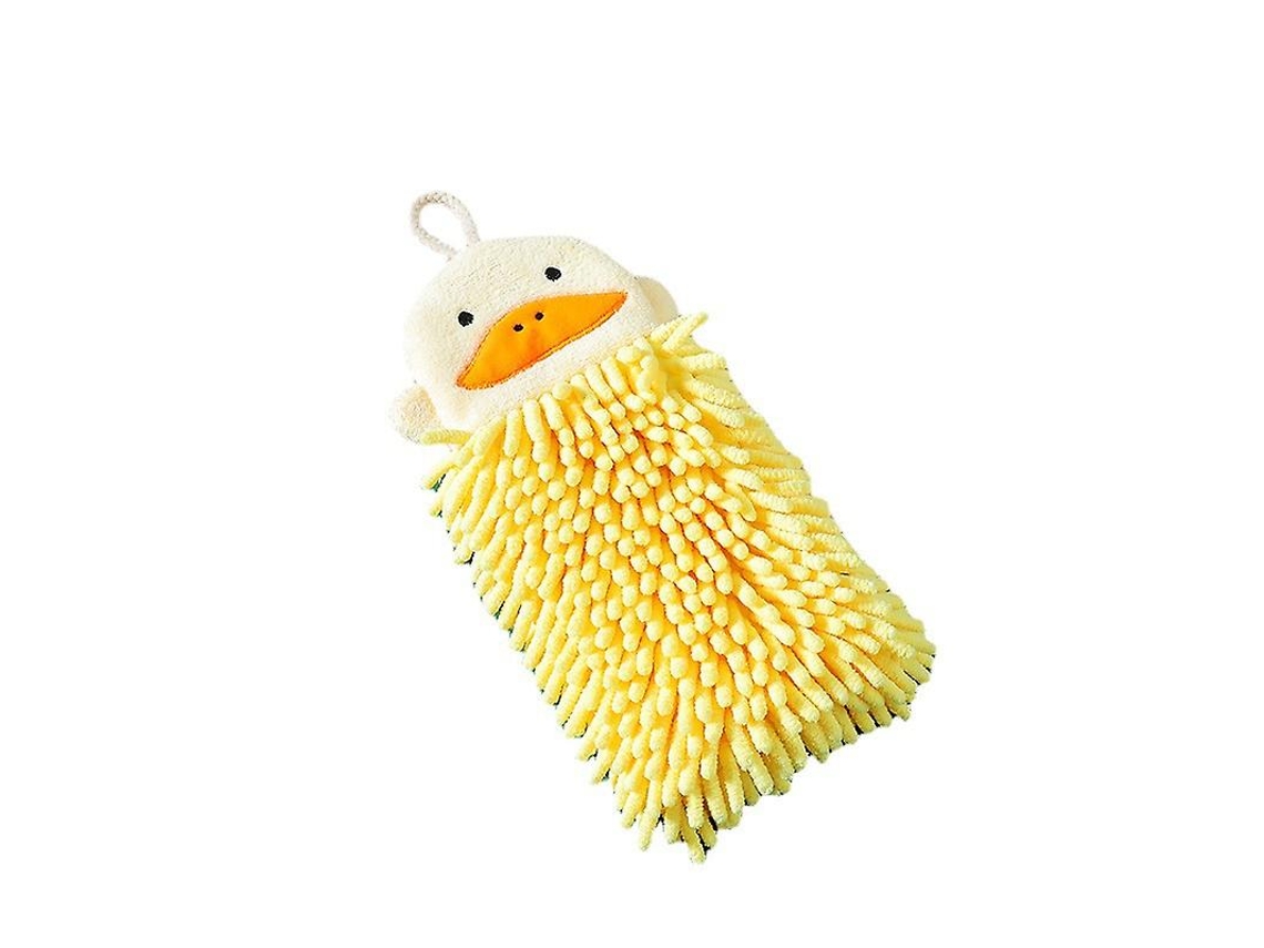 Rebe-toallas De Mano De Chenille Con Bordado Animal, Cocina - Pato Bordado