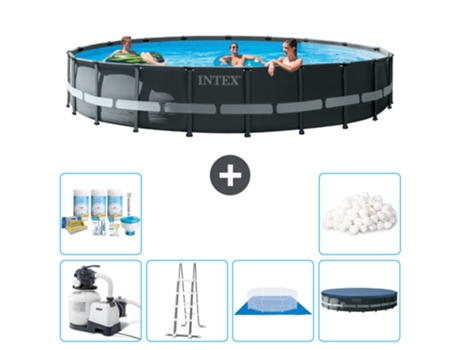 Piscina Tubular INTEX 26334GN-CB41 (30079 L - 610x122cm)