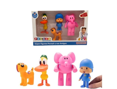 POCOYO Pack 4 Super Figuras POCOYO Y Sus Amigos