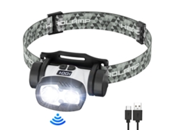 Linterna Frontal Led Recargable, 1500 Lúmenes, 9 Modos, Sensor De Movimiento, Equipo Esencial Para Acampar, Resistente Al Agua, Ideal Para S
