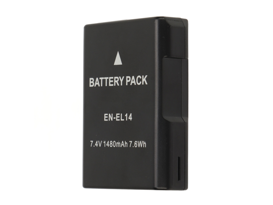 Batería recargable En-el14 para cámara Nikon D3100, batería de litio de 1480 mAh para cámara