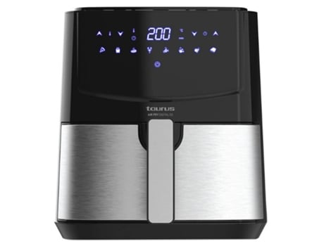 Freidora sin aceite 1,2kg 1450w negro/acero inoxidable airfrydigital-5s - TAURUS