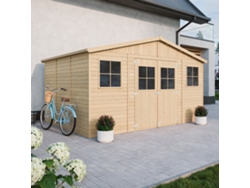 Caseta de Jardín de Madera TIMBELA M331 (12 M² - 246 x 418 x 320 cm)