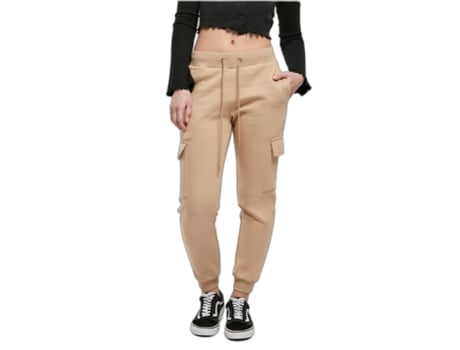 Pantalones de Chándal URBAN CLASSICS (Mujer - Beige - 5XL)
