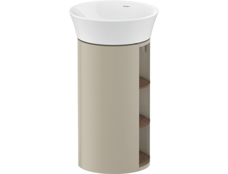 DURAVIT White Tulip, mueble de lavabo de pie, ancho 350 x fondo 410mm, con compartimento abierto, con tecnología tip-on, WT42390