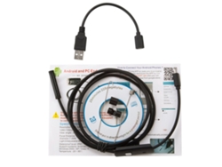 SZSMART  Câmara de Inspecção  Android USB Luz Led (Cabo Macio de Lente de 8 Mm - 2 M)