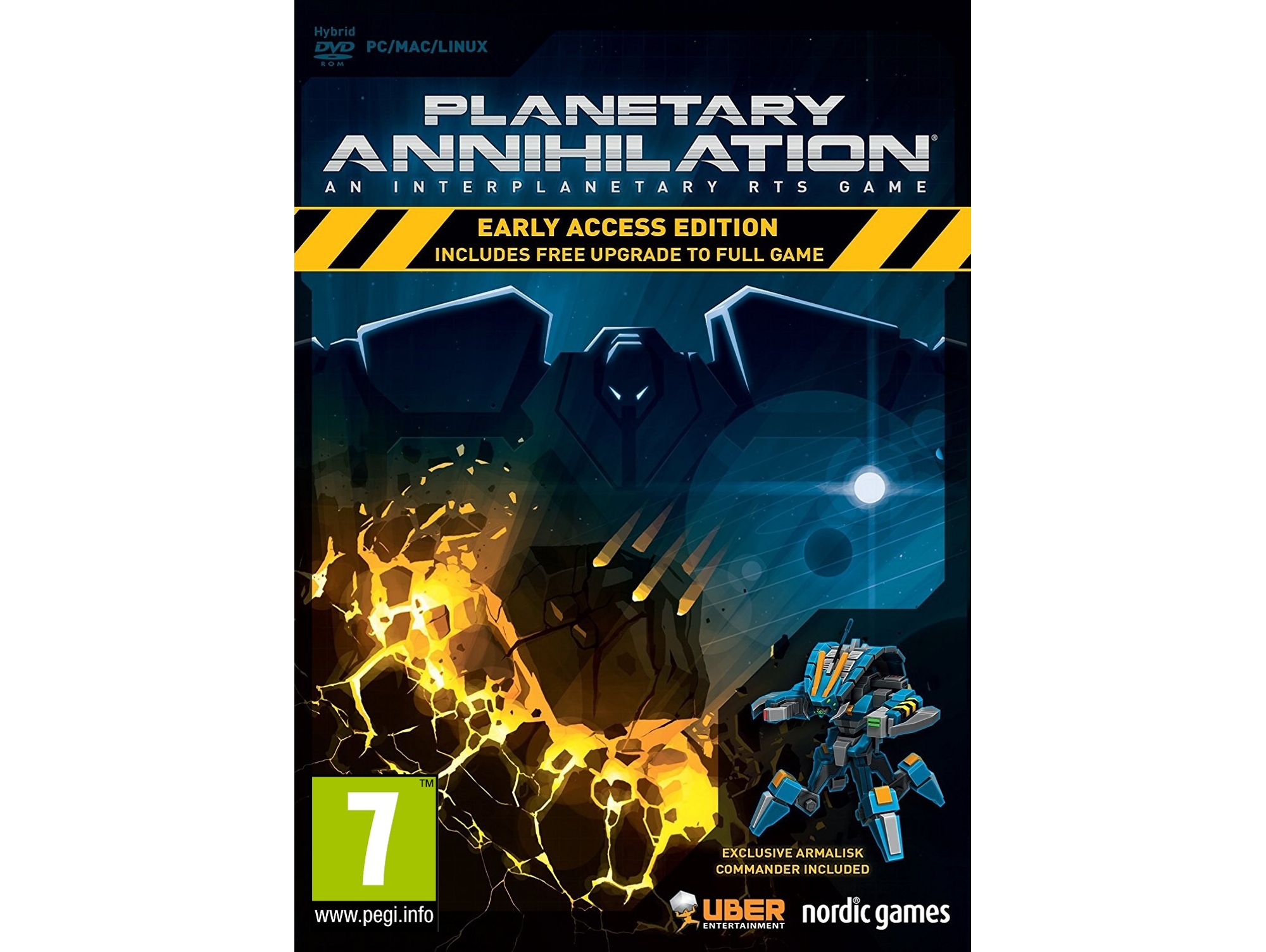 Juego PC Planetary Annihilation: Early Access Edition