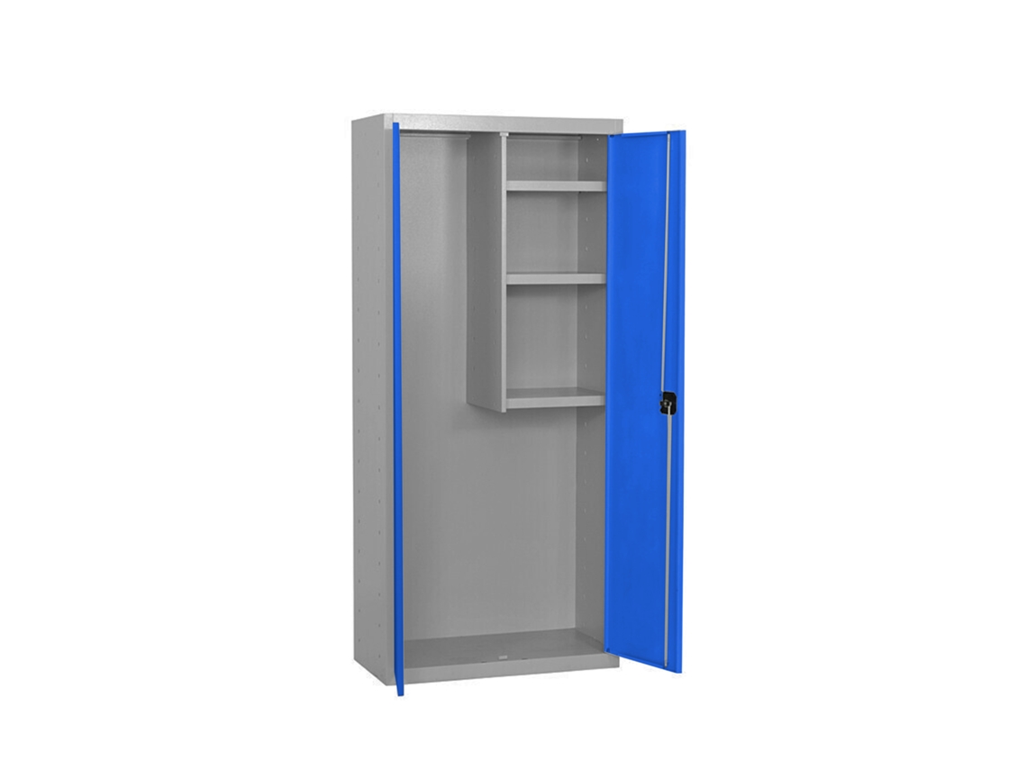 Simonlocker Prof.Dism.Limpeza 180X80X40 2/3 Cinza/Azul SIMON RACK