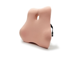 Almohada Eifson Ergonómica De Apoyo Lumbar Para Oficina, Almohadilla Curvada 4d De Algodón Viscoelástico (rosa)