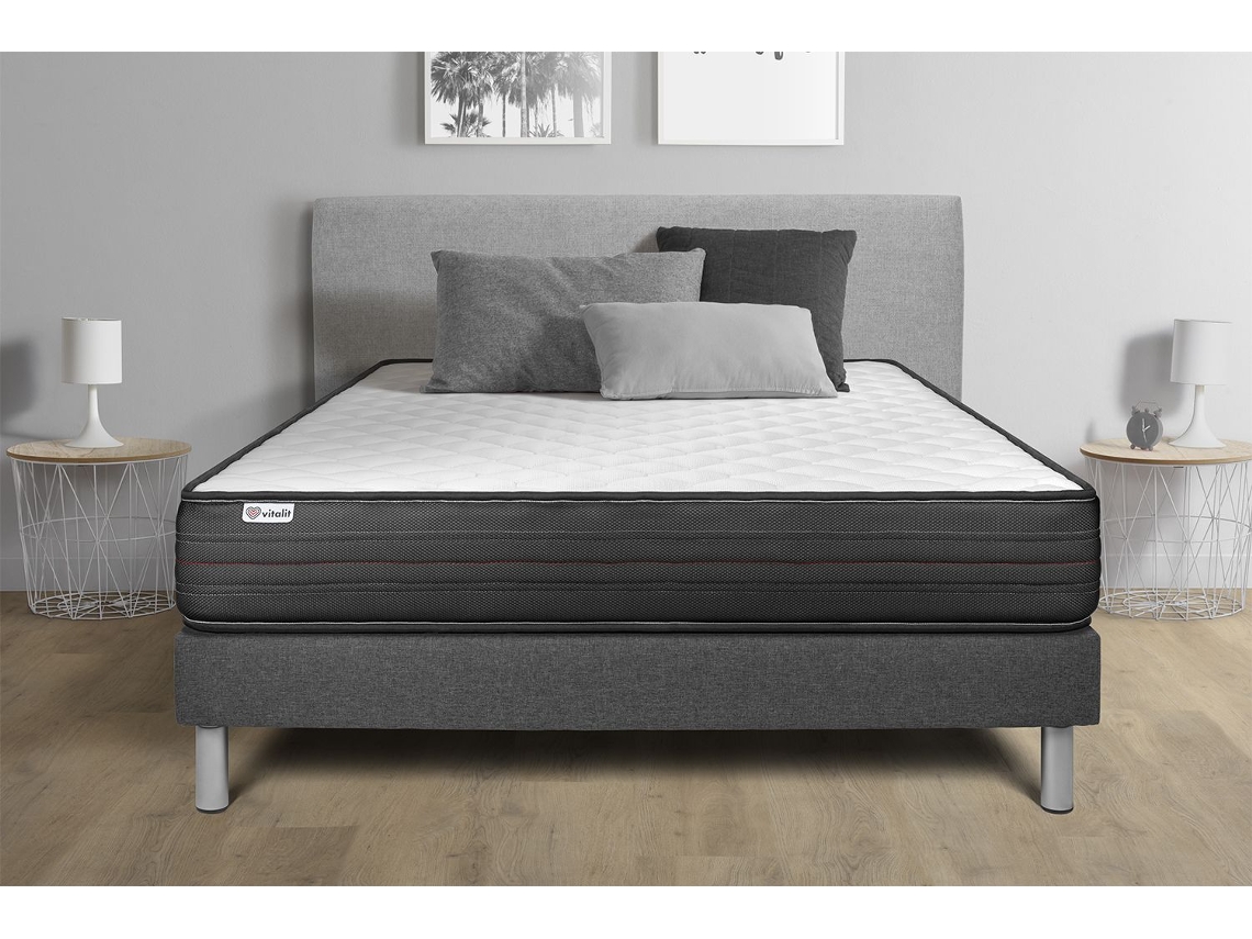 Somier Vitalpower VITALIT Espuma con memoria Gris (200x200)