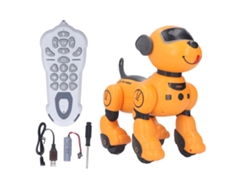 Cachorro Robô Controle Remoto 2.4g Com Controle De Voz, Dança E Programável