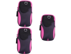 Juego De 3 Brazaletes Deportivos Para Teléfono Móvil, Funda De Fitness, Estuche Para Llaves, Cómodos Y Transpirables.