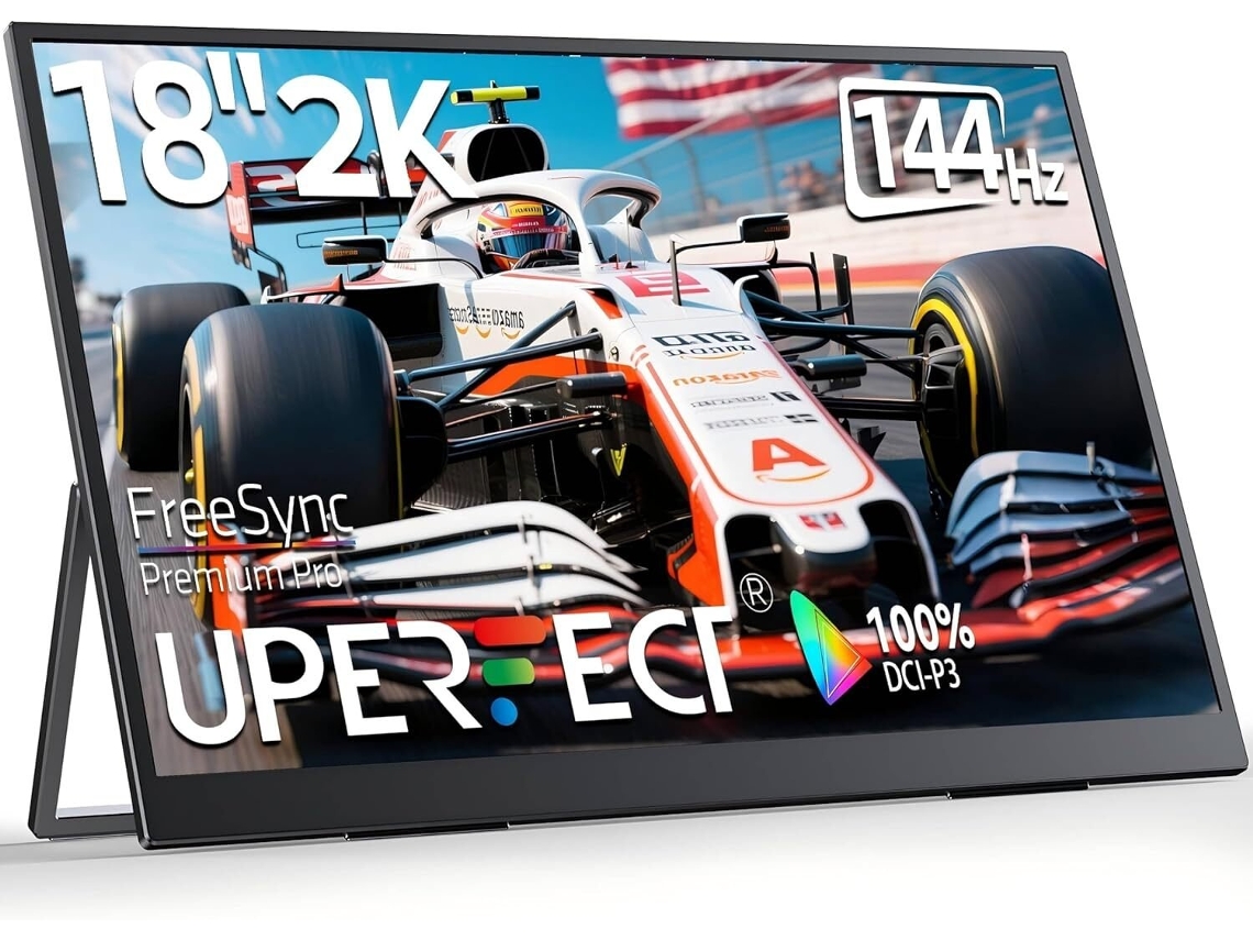 Monitor portátil perfecto de 18 pulgadas 2k 144hz