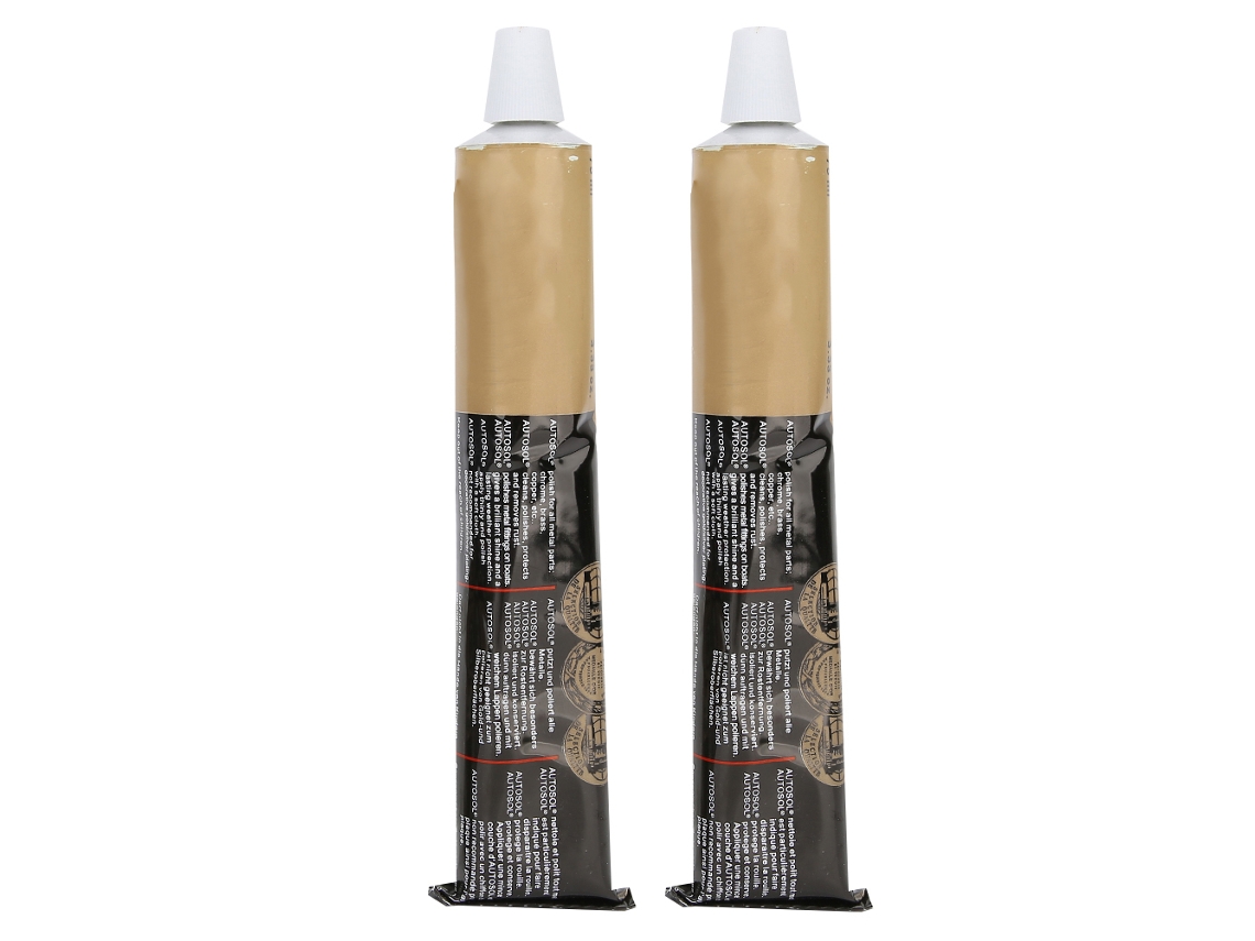 2 Cremas Pulidoras De Metal Para Relojes Y Herramientas - Reparación Y Mantenimiento - Acabado Brillante 75 Ml