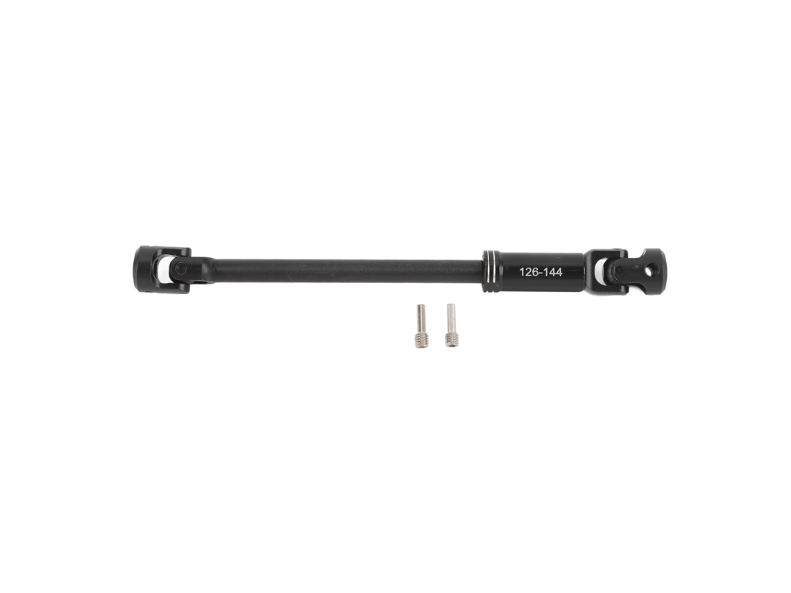 Eje de transmisión metálico universal 2026 para coche teledirigido SCX10 1/10 Crawler de 126 x 144 mm